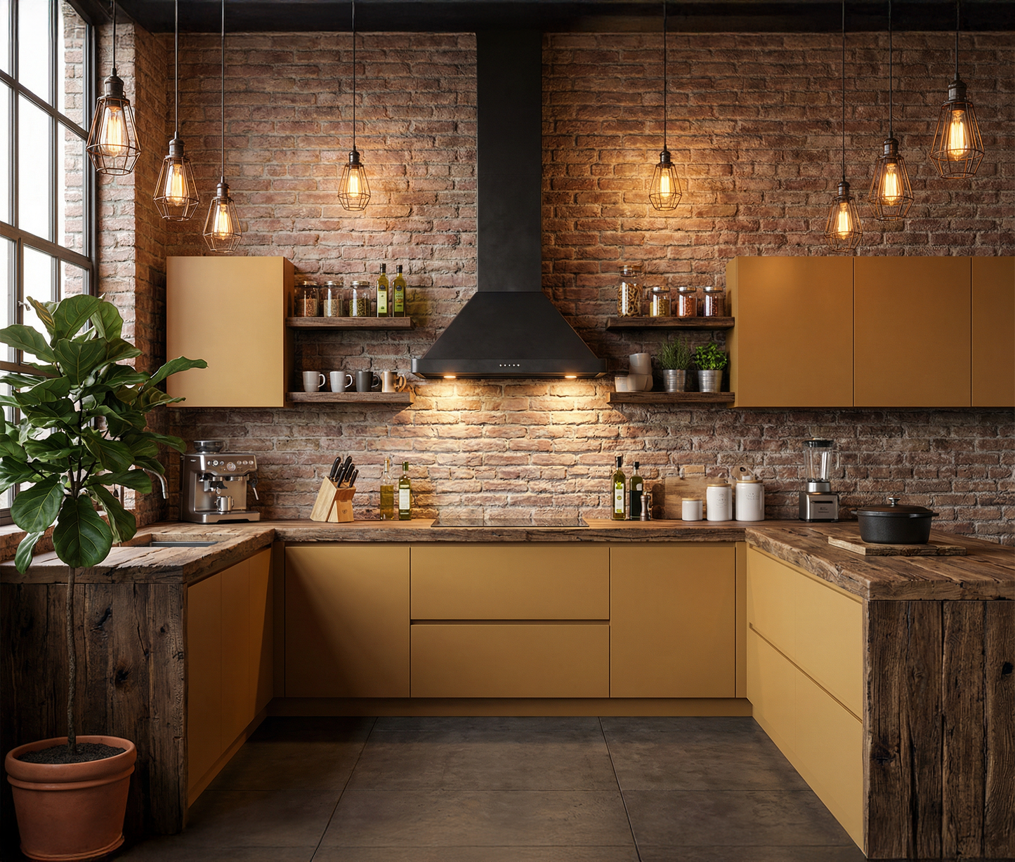 Rustic Charm - U-Shape