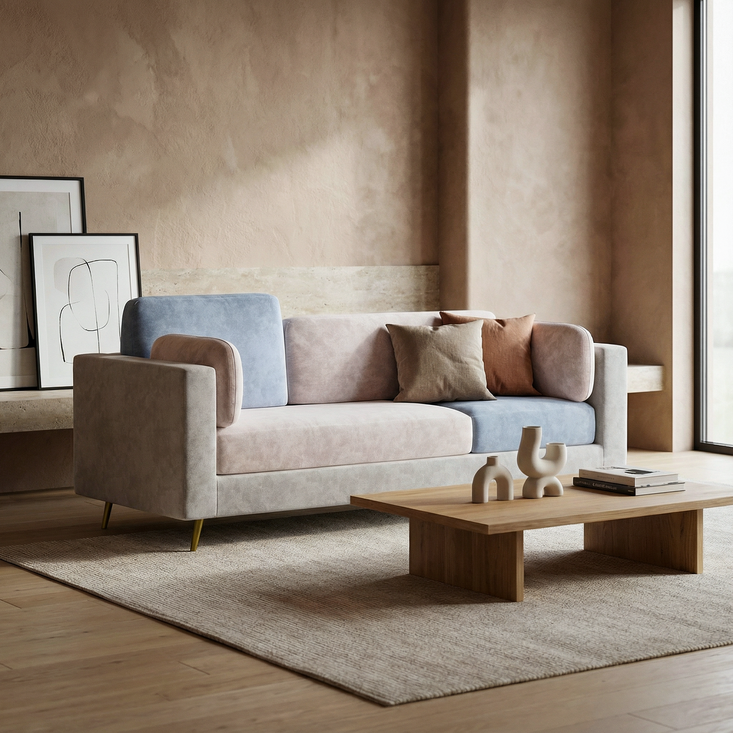 Nuvola Air 3 Seater 100% Latex Sofa