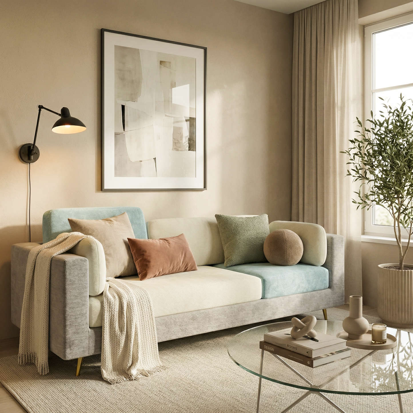 Nuvola Air 3 Seater 100% Latex Sofa