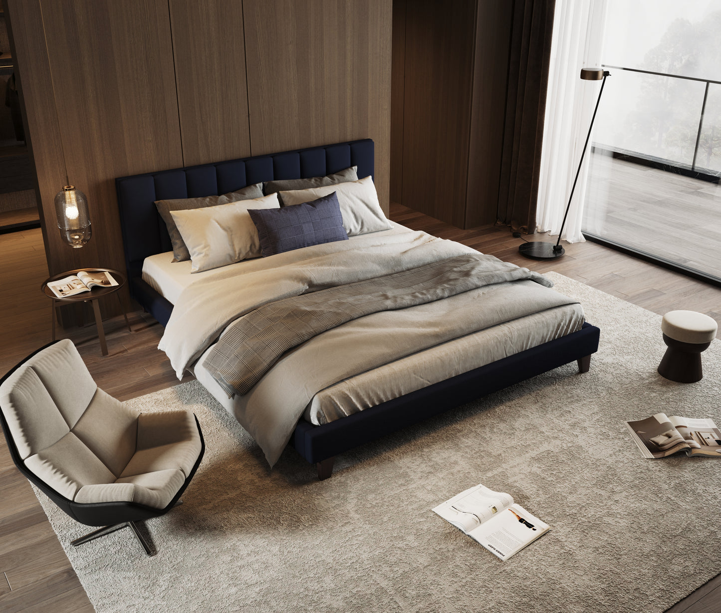 Muro Upholstered Bed
