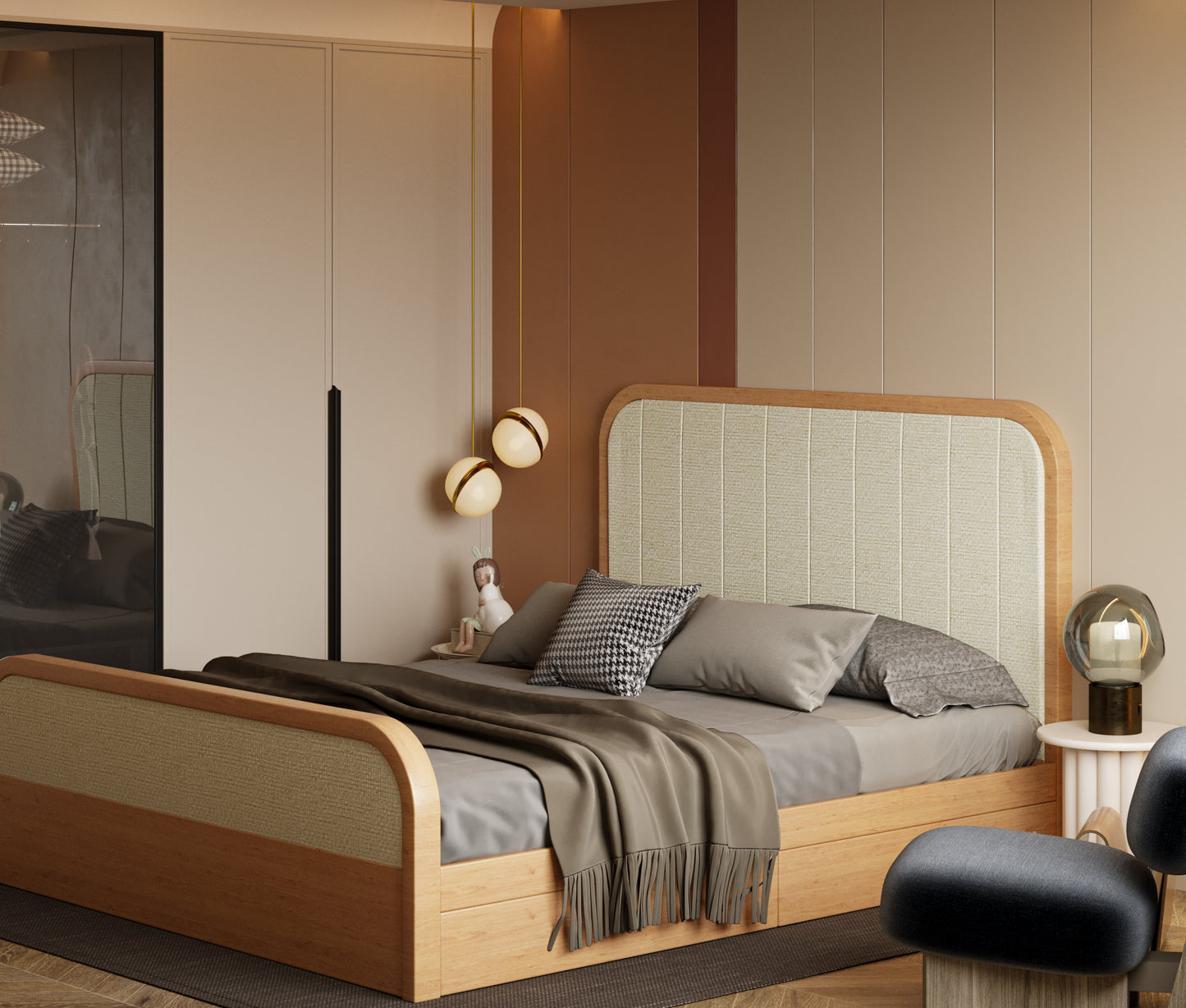 Yumi Upholstered Bed